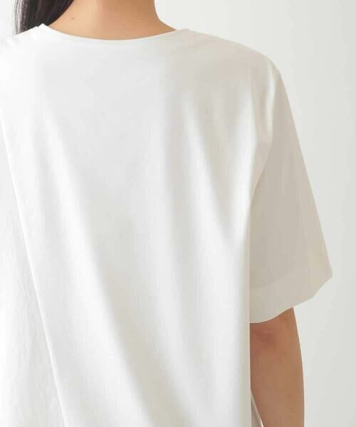 HIROKO BIS / ヒロコビス カットソー | 【UV/遮熱性/接触冷感】アシメ切り替えジョイントカットソー /洗濯機で洗える | 詳細4