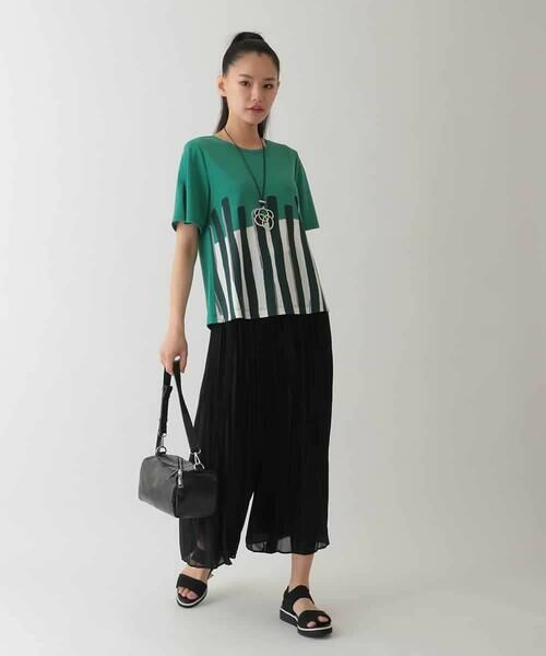 HIROKO BIS / ヒロコビス カットソー | 幾何学柄プリントカットプルオーバー /洗える | 詳細10