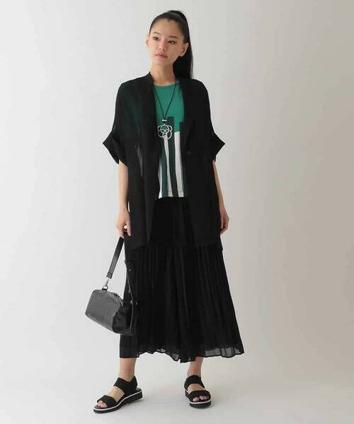 HIROKO BIS / ヒロコビス カットソー | 幾何学柄プリントカットプルオーバー /洗える | 詳細12