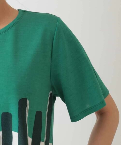 HIROKO BIS / ヒロコビス カットソー | 幾何学柄プリントカットプルオーバー /洗える | 詳細5