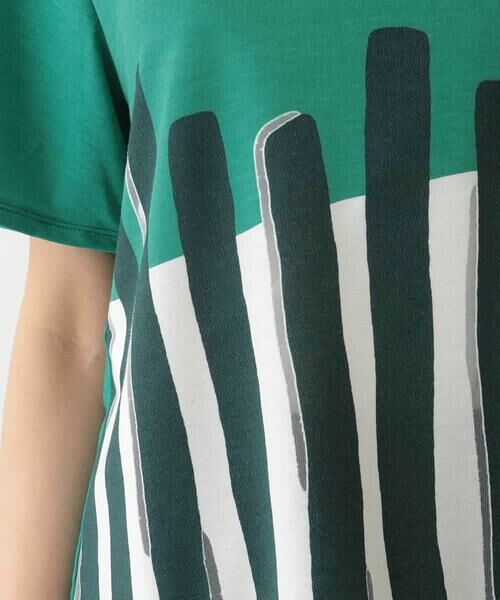 HIROKO BIS / ヒロコビス カットソー | 幾何学柄プリントカットプルオーバー /洗える | 詳細7