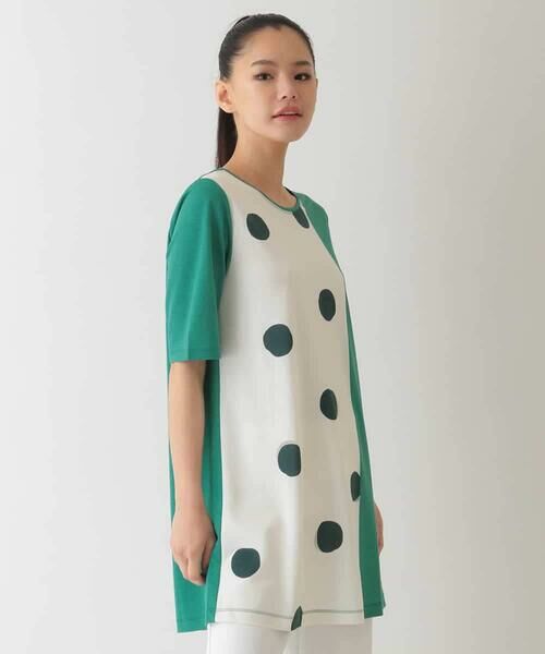 HIROKO BIS / ヒロコビス チュニック | 幾何学柄プリントカットチュニック /洗える | 詳細17
