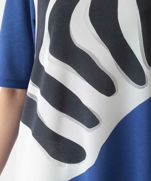 HIROKO BIS / ヒロコビス チュニック | 幾何学柄プリントカットチュニック /洗える | 詳細8