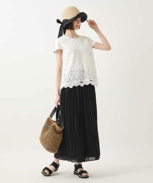 HIROKO BIS / ヒロコビス カットソー | フラワーデコ刺繍ブラウス /洗える | 詳細10