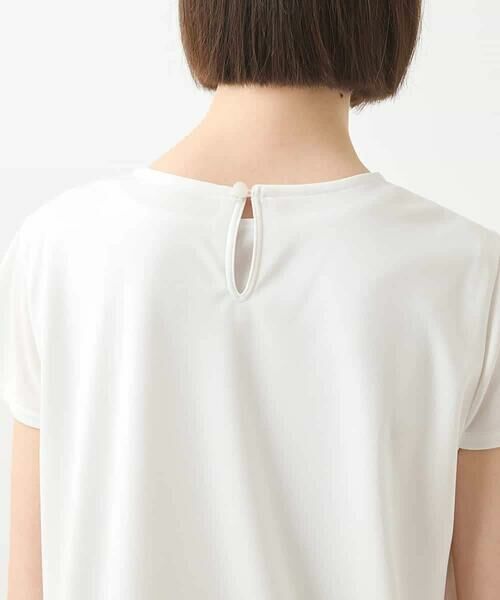 HIROKO BIS / ヒロコビス カットソー | フラワーデコ刺繍ブラウス /洗える | 詳細4