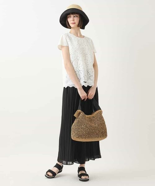 HIROKO BIS / ヒロコビス カットソー | フラワーデコ刺繍ブラウス /洗える | 詳細9