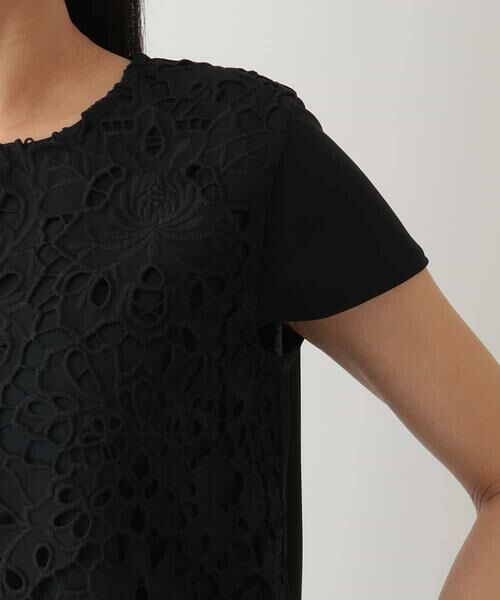 HIROKO BIS / ヒロコビス カットソー | フラワーデコ刺繍ブラウス /洗える | 詳細17