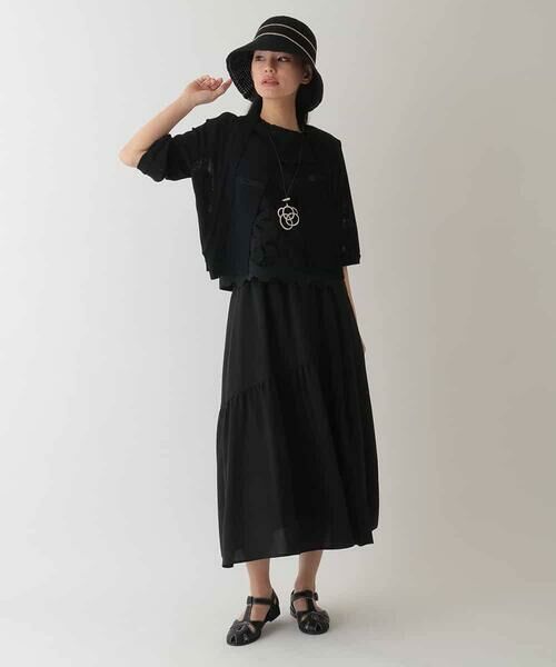 HIROKO BIS / ヒロコビス カットソー | フラワーデコ刺繍ブラウス /洗える | 詳細20