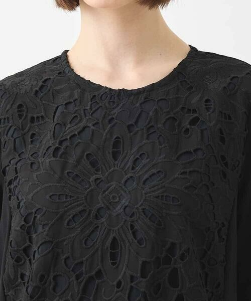 HIROKO BIS / ヒロコビス チュニック | カットワークデコ刺繍チュニック /洗える | 詳細4