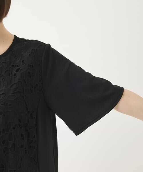 HIROKO BIS / ヒロコビス チュニック | カットワークデコ刺繍チュニック /洗える | 詳細6