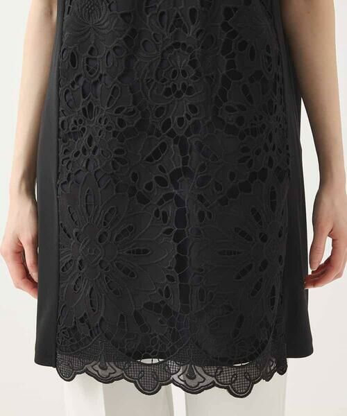 HIROKO BIS / ヒロコビス チュニック | カットワークデコ刺繍チュニック /洗える | 詳細7