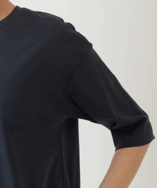 HIROKO BIS / ヒロコビス カットソー | ストライプドットジョイントヘムカットソー /洗える | 詳細5