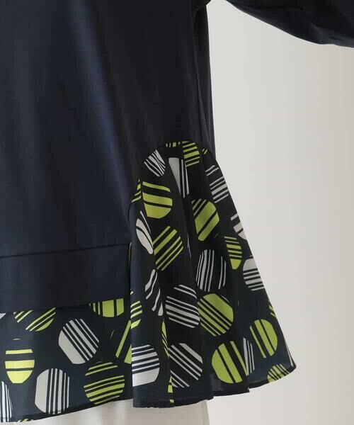 HIROKO BIS / ヒロコビス カットソー | ストライプドットジョイントヘムカットソー /洗える | 詳細6