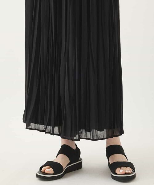 HIROKO BIS / ヒロコビス その他パンツ | ジョーゼットプリーツワイドパンツ /洗える | 詳細5