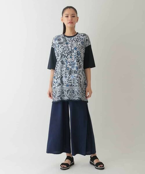 HIROKO BIS / ヒロコビス その他パンツ | リネンライクドライイージーワイドパンツ /洗濯機で洗える | 詳細11