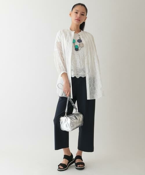 HIROKO BIS / ヒロコビス その他パンツ | 【接触冷感/吸汗速乾】ドライストレッチワイドプルオンパンツ /洗濯機で洗える | 詳細11