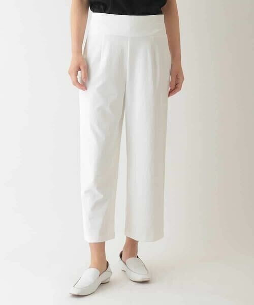 HIROKO BIS / ヒロコビス その他パンツ | 【接触冷感/吸汗速乾】ドライストレッチワイドプルオンパンツ /洗濯機で洗える | 詳細19