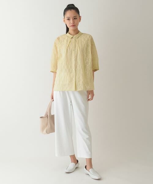 HIROKO BIS / ヒロコビス その他パンツ | 【接触冷感/吸汗速乾】ドライストレッチワイドプルオンパンツ /洗濯機で洗える | 詳細4