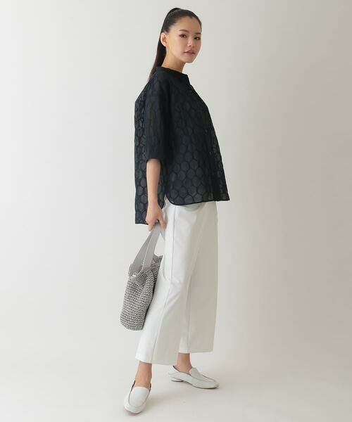 HIROKO BIS / ヒロコビス その他パンツ | 【接触冷感/吸汗速乾】ドライストレッチワイドプルオンパンツ /洗濯機で洗える | 詳細5