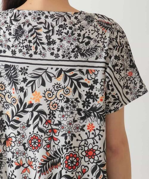 HIROKO BIS / ヒロコビス ロング・マキシ丈ワンピース | フラワープリントAラインワンピース /洗濯機で洗える | 詳細4