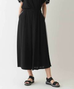 HIROKO BIS / ヒロコビス その他パンツ | 【接触冷感】ラインアクセントジャージーフレアパンツ /洗える