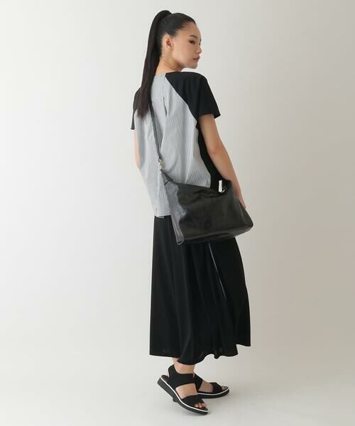 HIROKO BIS / ヒロコビス その他パンツ | 【接触冷感】ラインアクセントジャージーフレアパンツ /洗える | 詳細11