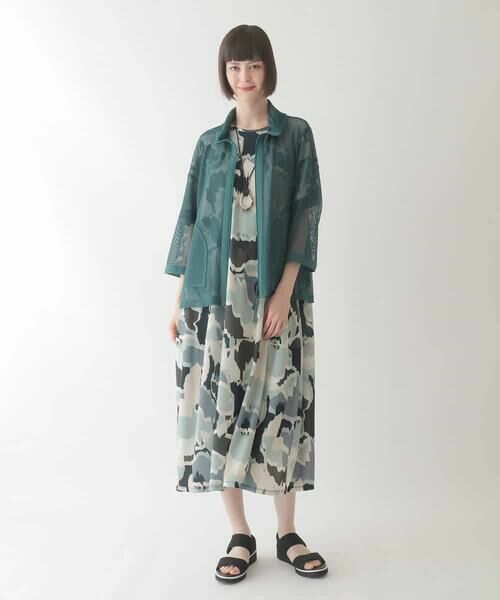 HIROKO BIS / ヒロコビス その他アウター | ナチュラルメッシュショートブルゾン /洗える | 詳細11