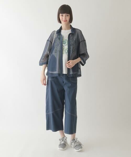 HIROKO BIS / ヒロコビス その他アウター | ナチュラルメッシュショートブルゾン /洗える | 詳細17