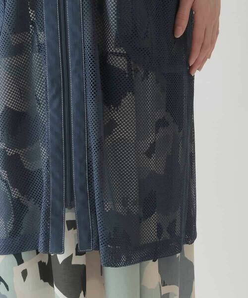 HIROKO BIS / ヒロコビス ベスト | ナチュラルメッシュロングジレ /洗える | 詳細7