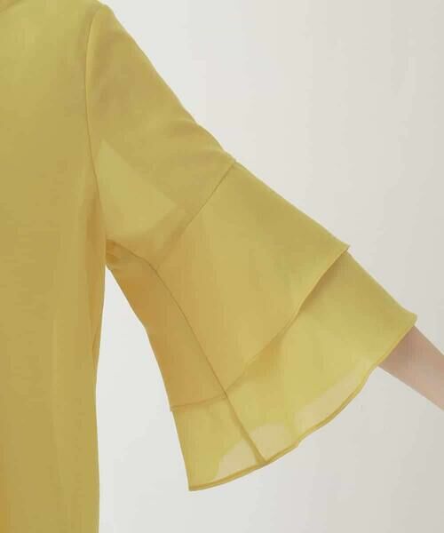 HIROKO BIS / ヒロコビス シャツ・ブラウス | タックフレアエアリーブラウス /洗濯機で洗える | 詳細5