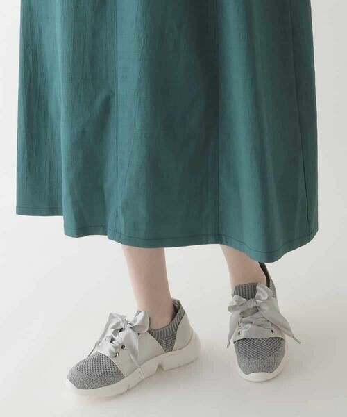 HIROKO BIS / ヒロコビス ロング・マキシ丈ワンピース | 配色ステッチ立体スリーブワンピース | 詳細7