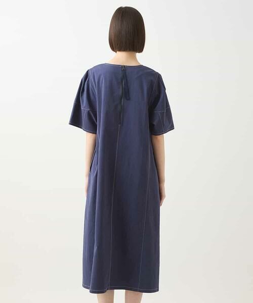 HIROKO BIS / ヒロコビス ロング・マキシ丈ワンピース | 配色ステッチ立体スリーブワンピース | 詳細14