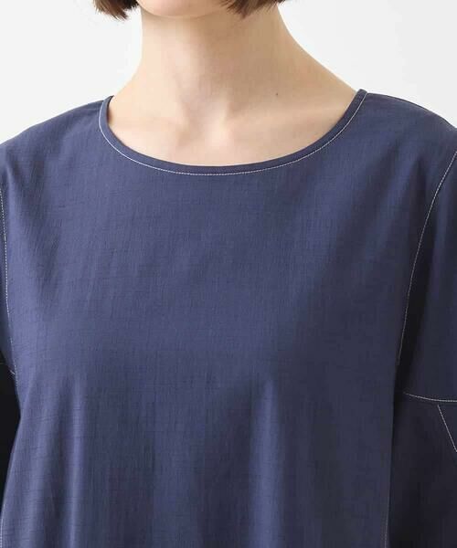 HIROKO BIS / ヒロコビス ロング・マキシ丈ワンピース | 配色ステッチ立体スリーブワンピース | 詳細15