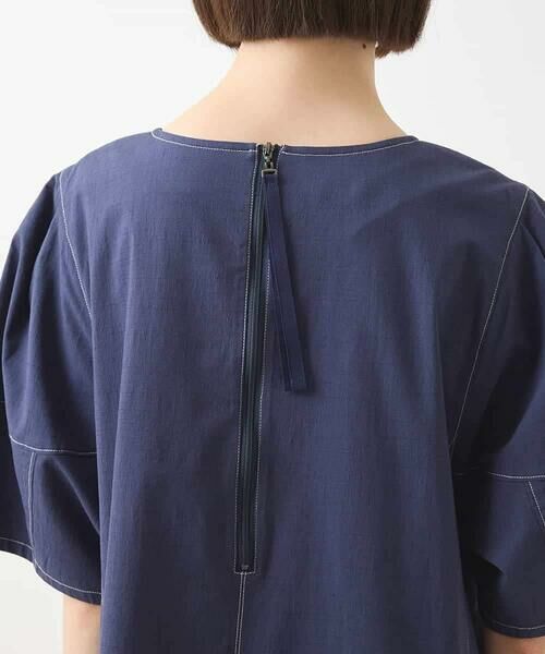 HIROKO BIS / ヒロコビス ロング・マキシ丈ワンピース | 配色ステッチ立体スリーブワンピース | 詳細16