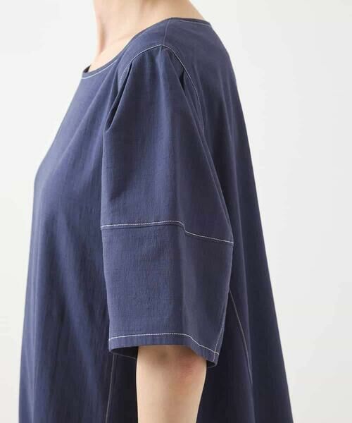 HIROKO BIS / ヒロコビス ロング・マキシ丈ワンピース | 配色ステッチ立体スリーブワンピース | 詳細18