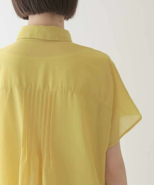 HIROKO BIS / ヒロコビス ロング・マキシ丈ワンピース | ピンタックデザインシルエットワンピース /洗濯機で洗える | 詳細3