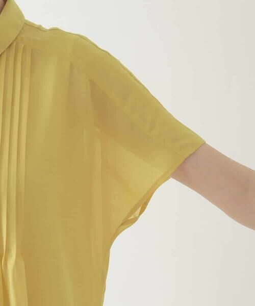 HIROKO BIS / ヒロコビス ロング・マキシ丈ワンピース | ピンタックデザインシルエットワンピース /洗濯機で洗える | 詳細6