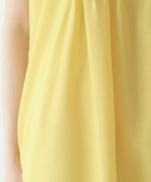 HIROKO BIS / ヒロコビス ロング・マキシ丈ワンピース | ピンタックデザインシルエットワンピース /洗濯機で洗える | 詳細9