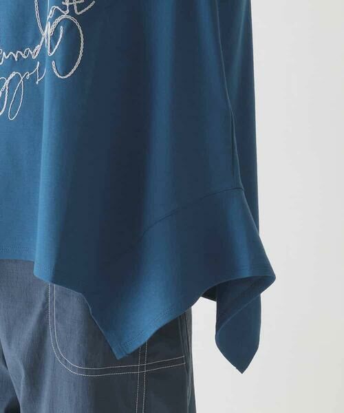 HIROKO BIS / ヒロコビス カットソー | 【接触冷感】ブレード刺繍デザインヘムカットソー /洗える | 詳細6
