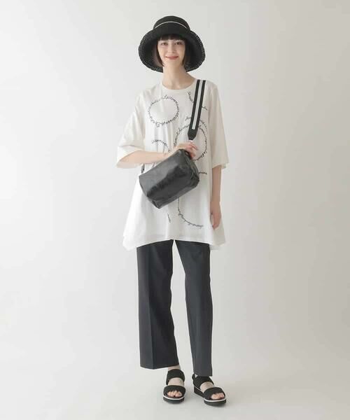 HIROKO BIS / ヒロコビス チュニック | 【接触冷感】イレギュラーヘムデザインチュニックカットソー /洗える | 詳細12