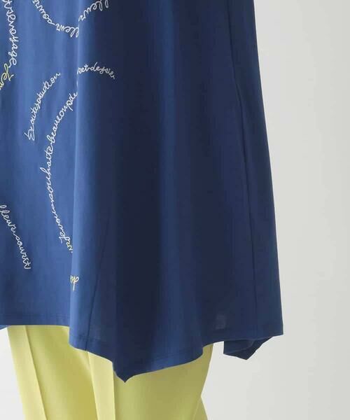 HIROKO BIS / ヒロコビス チュニック | 【接触冷感】イレギュラーヘムデザインチュニックカットソー /洗える | 詳細6