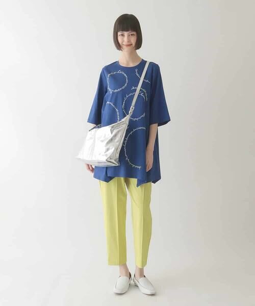 HIROKO BIS / ヒロコビス チュニック | 【接触冷感】イレギュラーヘムデザインチュニックカットソー /洗える | 詳細9