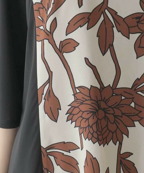 HIROKO BIS / ヒロコビス チュニック | 幾何フラワー切り替えデザインチュニック /洗える | 詳細7