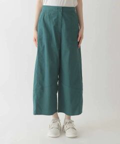 HIROKO BIS / ヒロコビス その他パンツ | リネンライクストレッチ八分丈パンツ /洗える