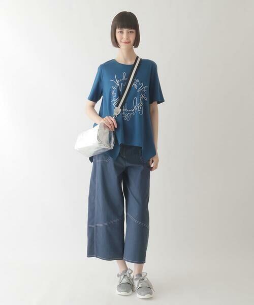 HIROKO BIS / ヒロコビス その他パンツ | リネンライクストレッチ八分丈パンツ /洗える | 詳細22