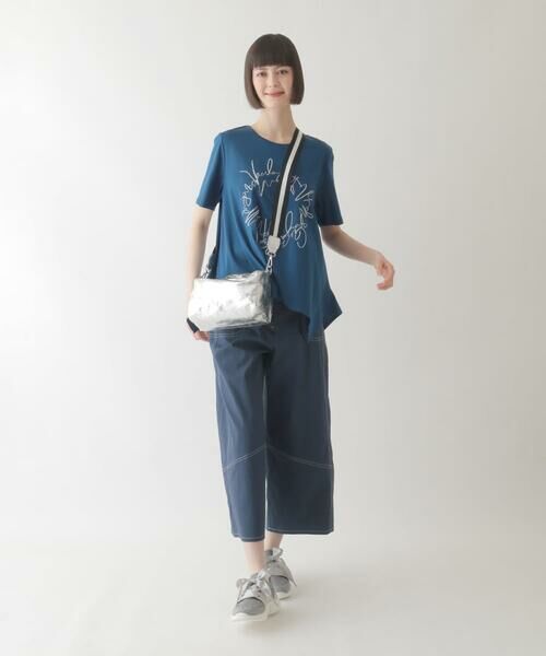 HIROKO BIS / ヒロコビス その他パンツ | リネンライクストレッチ八分丈パンツ /洗える | 詳細23