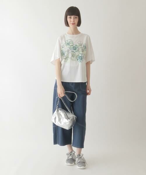 HIROKO BIS / ヒロコビス その他パンツ | リネンライクストレッチ八分丈パンツ /洗える | 詳細24