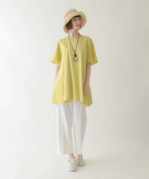 HIROKO BIS / ヒロコビス その他パンツ | 2WAYストレッチベルボトムパンツ /洗濯機で洗える | 詳細16