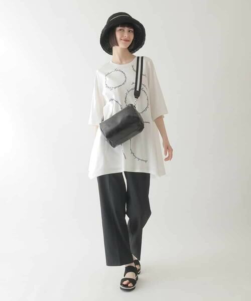 HIROKO BIS / ヒロコビス その他パンツ | 2WAYストレッチベルボトムパンツ /洗濯機で洗える | 詳細20