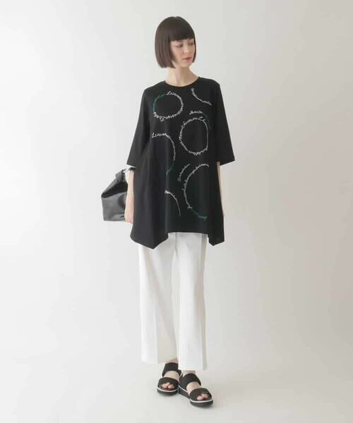 HIROKO BIS / ヒロコビス その他パンツ | 2WAYストレッチベルボトムパンツ /洗濯機で洗える | 詳細22